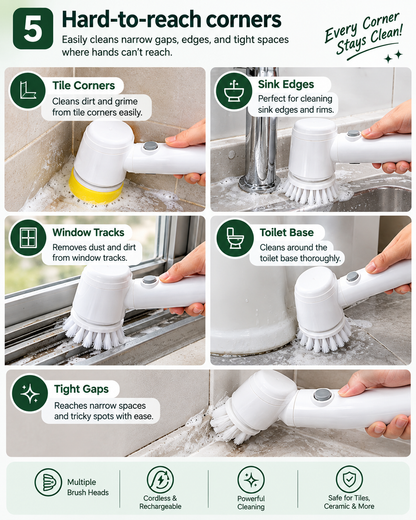 5-in-1 Electric Cleaning Brush